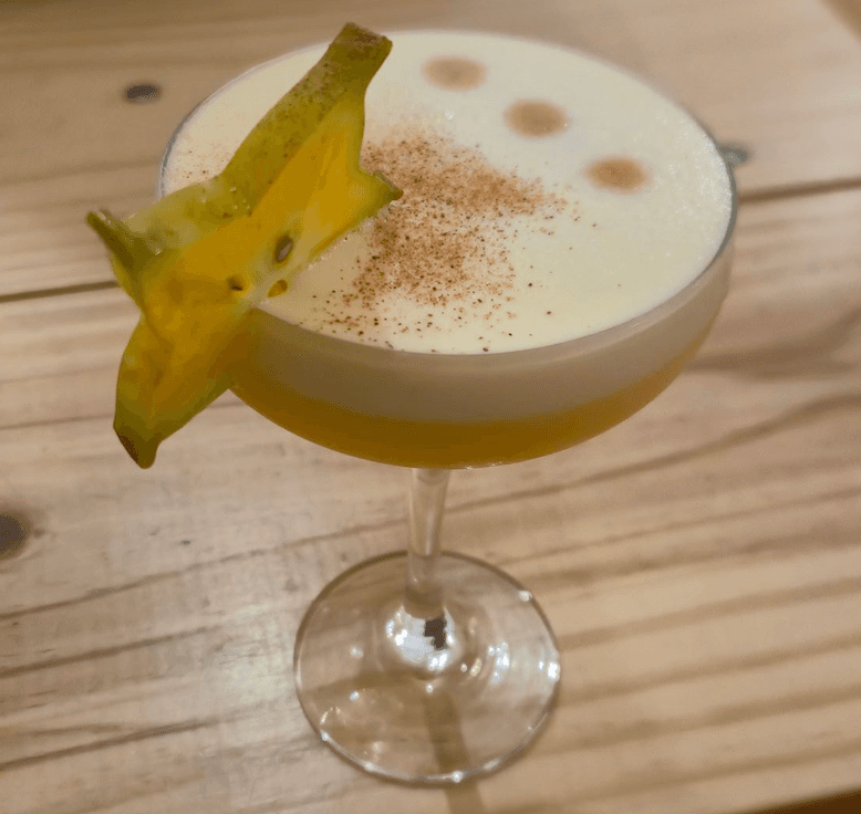 Vida Vegan Bistro - Pisco Sour with Aquafaba instead of Egg!